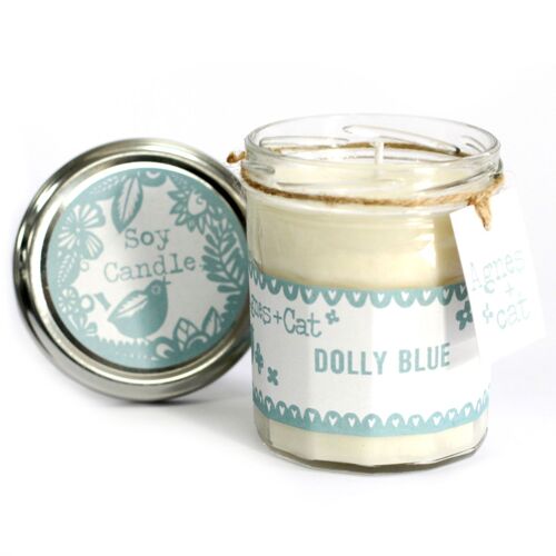 ACJJ-17 - Jam Jar Candle - Dolly Blue - Sold in 6x unit/s per outer