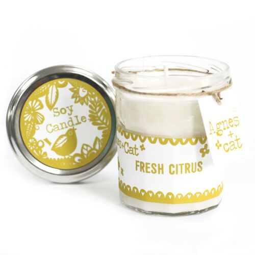 ACJJ-26 - Jam Jar Candle - Citrus - Sold in 6x unit/s per outer