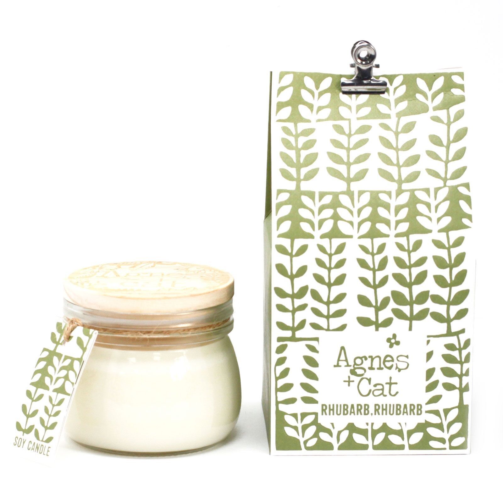 ACKCM-04 - Small Kilner Jar Candle - Rhubarb Rhubarb - Sold in 4x unit/s per outer