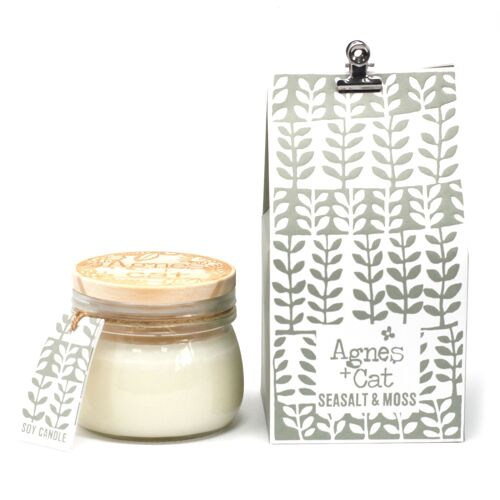 ACKCM-06 - Small Kilner Jar Candle - Seasalt and Moss - Sold in 4x unit/s per outer