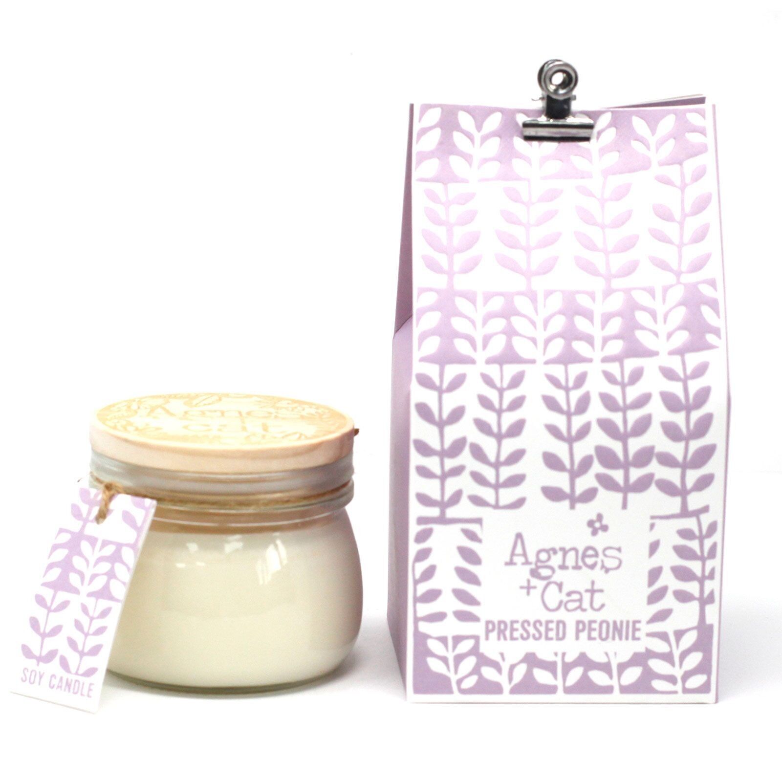 ACKCM-18 - Small Kilner Jar Candle - Pressed Peonies - Sold in 4x unit/s per outer