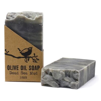 ACOSS-03 - Seife aus reinem Olivenöl und Schlamm aus dem Toten Meer - 120 g - Verkauft in 6 Stück pro Umkarton