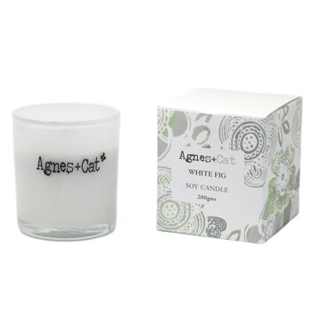 ACVC-20 - Bougie Votive - Figue Blanche - Vendue en 4x unité/s par extérieur 1