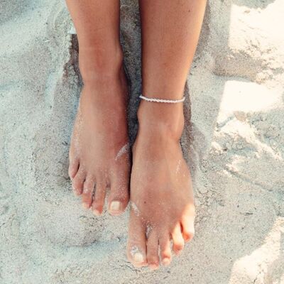 Ibiza Anklet - White