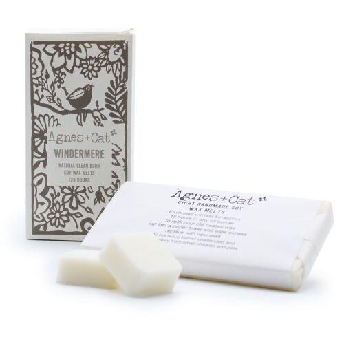 ACWM-01 - Box of 8 Wax Melts - Windemere - Sold in 4x unit/s per outer