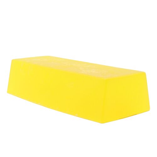 ASoap-04a - Lemon - Yellow - Essential Oil Soap Loaf 1.3kg - Sold in 1x unit/s per outer