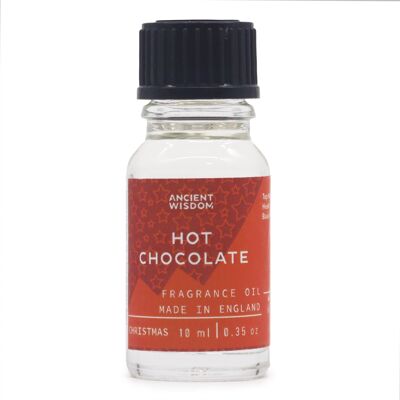 AWFO-100 - Aceite aromático de chocolate caliente 10 ml - Se vende en 10 unidades por unidad exterior