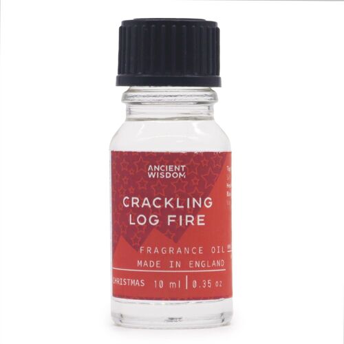 AWFO-105 - Crackling Log Fire Fragrance Oil 10ml - Sold in 10x unit/s per outer