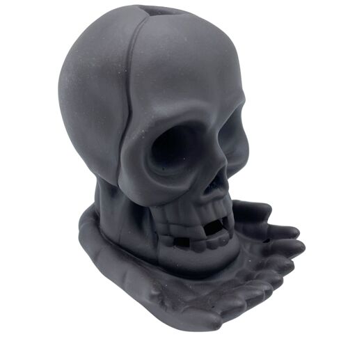 BackF-63 - Backflow Incense Burner - Weeping Skull (with light) - Sold in 1x unit/s per outer