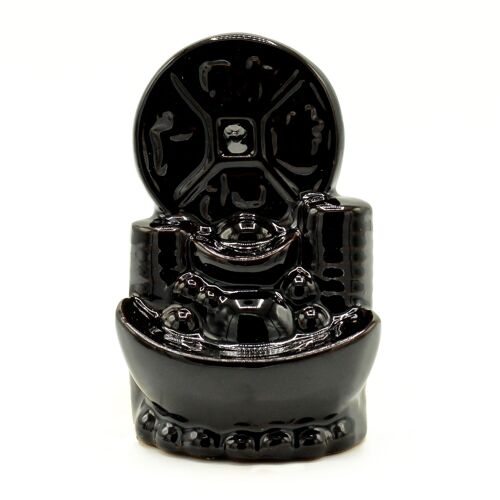 BackF-73 - Backflow Incense Burner - Ancient Chinese Coin - Sold in 1x unit/s per outer