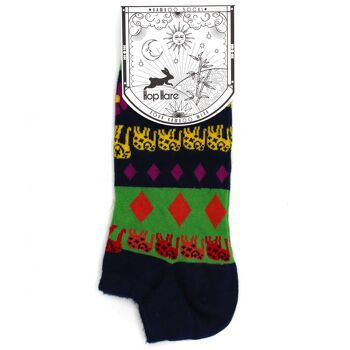 BamSL-08F - Chaussettes basses en bambou Hop Hare S/M (36-40) - Lucky Elephant - Vendues en 3x unité/s par extérieur 2