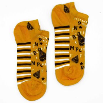 BamSL-09F - S/M Hop Hare Bamboo Socks Low (36-40) - Ouija Board - Vendu en 3x unité/s par extérieur 1