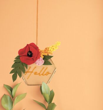 KIT DIY DECO CADRE FLEURI 4