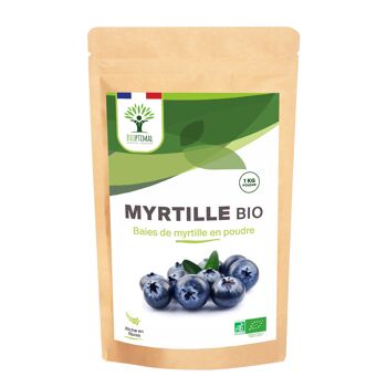 Myrtille en Poudre Bio – Colorant alimentaire – Fort pouvoir colorant – Santé oculaire - 100% Baies de myrtille - Conditionné en France – Vegan 4