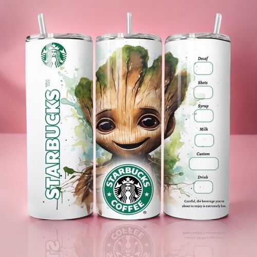 Groot White Starbucks  - Thermos 590ml
