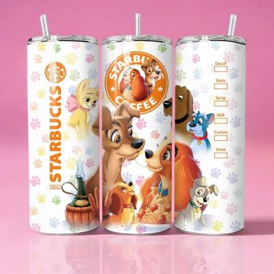 Lady and the Tramp Starbucks – Thermoskanne 590 ml