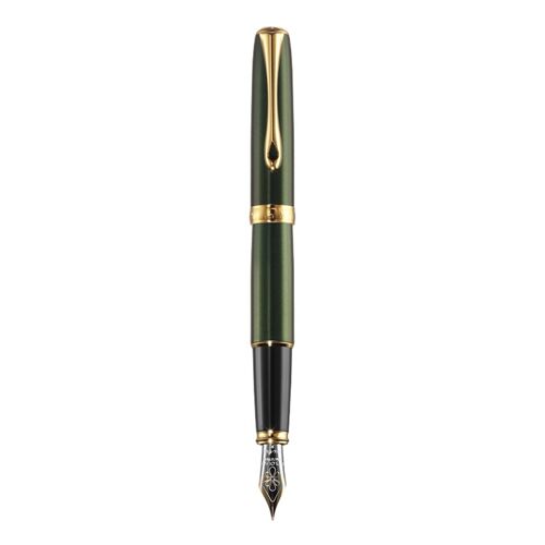 Stylo Plume Excellence A2  Evergreen doré 14 ct