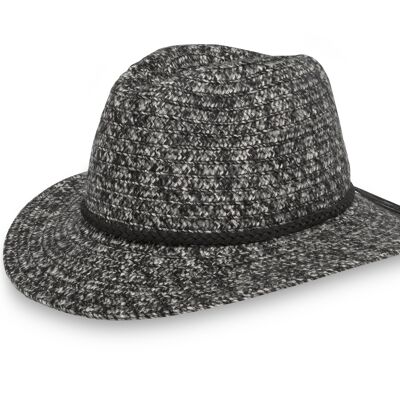 Cappello con protezione solare UPF50+ Cappello Camden Marmo Nero Taglia unica