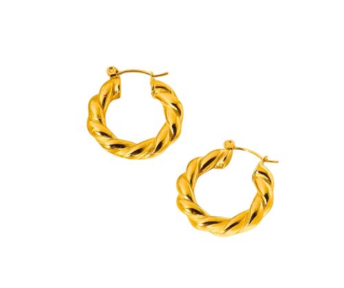 Boucles d'oreilles acier inoxydable