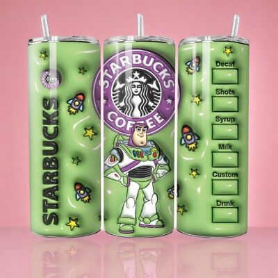 Buzz Lightyear flauschige Starbucks – Thermoskanne 590 ml