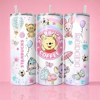 Winnie l'ourson pastel Starbucks - Thermos 590ml