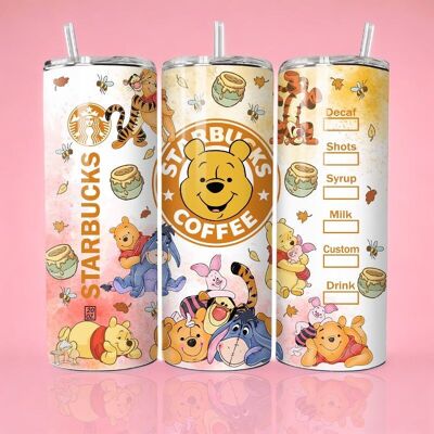 Winnie the Pooh marrón Starbucks - Termo 590ml