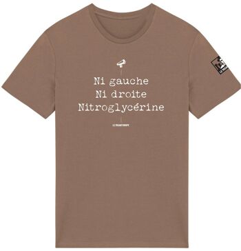 T-shirt Bio militant “Ni gauche Ni droite Nitroglycérine” 5