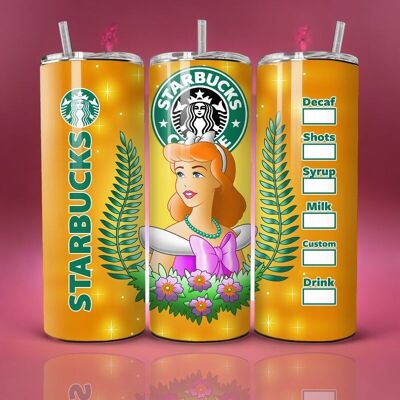 Cinderella Orange Starbucks - Thermoskanne 590ml