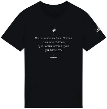 T-shirt Bio militant “les filles des sorcières” 22