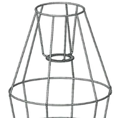 SCHWARZER WERKSTATT-LAMPENSCHIRM E27 180X250MM