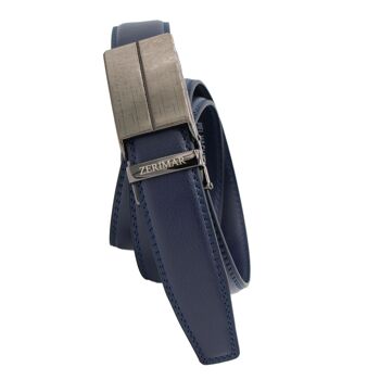 Ceinture homme avec boucle automatique Ceinture en cuir Largeur 3.1 cm-Zérimar 7