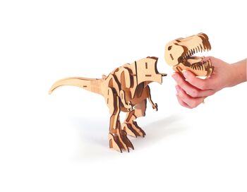 MAQUETTE BOIS 3D TYRANNOSAURE 49 PCES 4