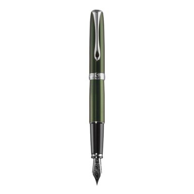 Excellence A2 Evergreen Chrome Fountain Pen