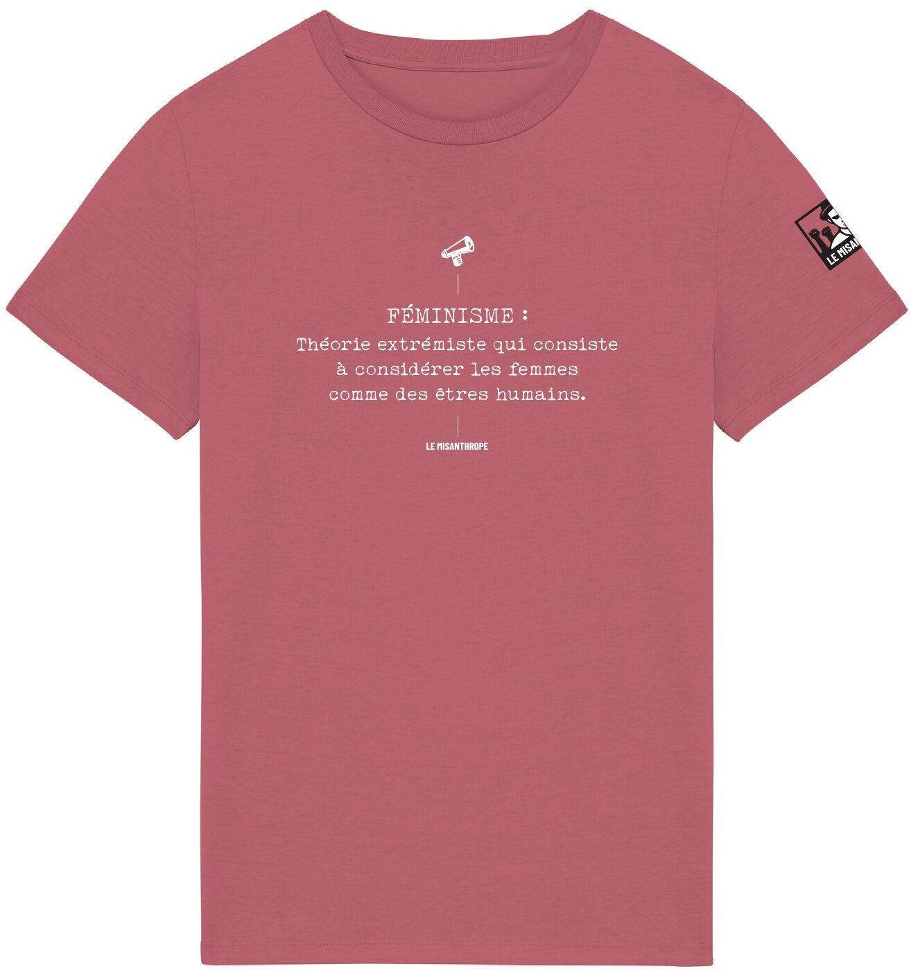 T-shirt “Femminismo” attivista bio