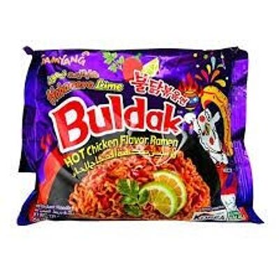 Ramen di pollo caldo Habanero Lime - 140G (SAMYANG)