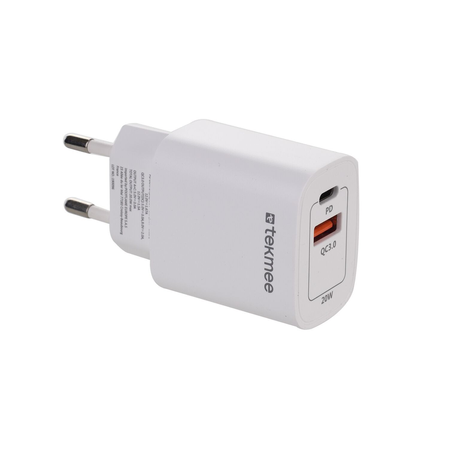 Prise Murale avec Port USB et Port USB Type-C
