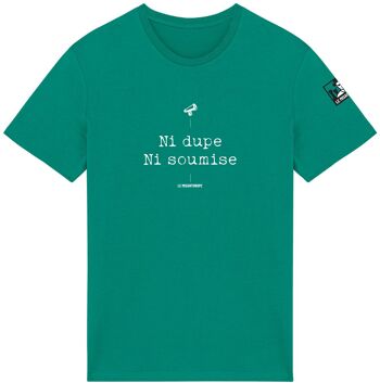 T-shirt Bio militant "Ni dupe, Ni soumise" 3