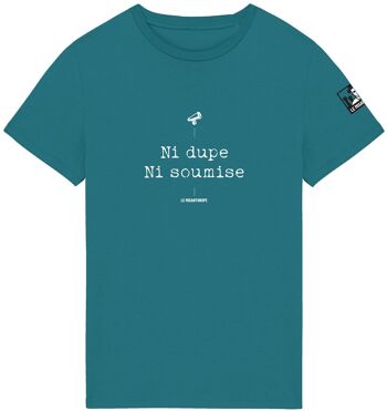 T-shirt Bio militant "Ni dupe, Ni soumise" 4