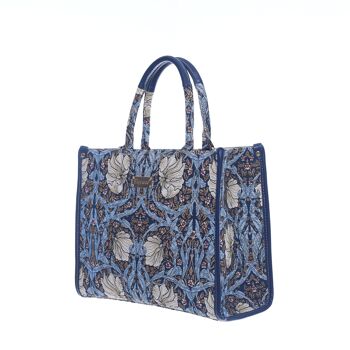 William Morris Pimpernel & Thyme Blue - Sac de ville 1