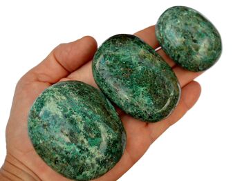 1 Kg Lot de pierre de palmier chrysocolle verte (7-8 pièces) - (50mm - 70mm) 5