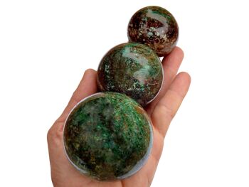 Pierre Sphère Chrysocolle (40mm - 65mm) 1