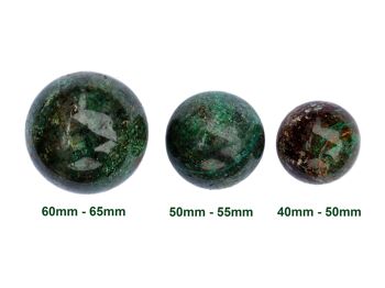 Pierre Sphère Chrysocolle (40mm - 65mm) 5