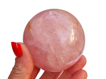 Sphère de quartz rose (45 mm - 65 mm) 1