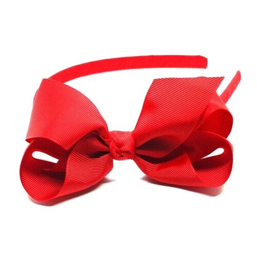 Bow Headband Red