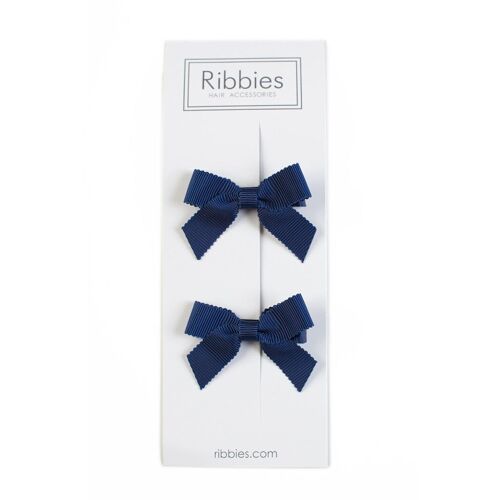 Lauren Bow Navy Pair