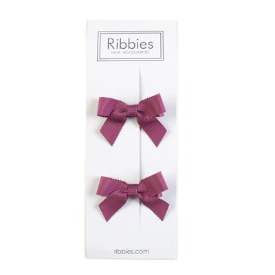 Coppia di rose con fiocco Lauren