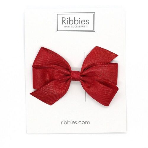 Medium Bow - Sparkly Red