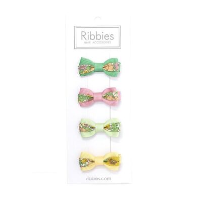 Lot de 4 Nœuds Liberty - Meadow Song - Moutarde