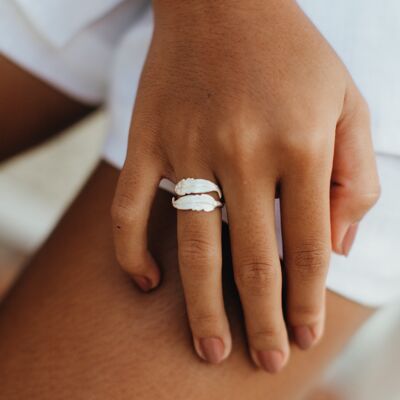 Bocca Feather Ring