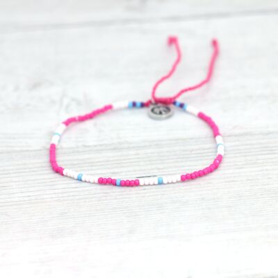 Cali Surf Anklet - Fuchsia